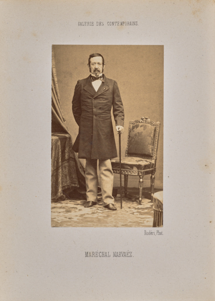 André Adolphe-Eugène Disdéri:Maréchal Narvaéz, Poster Print Wall Art