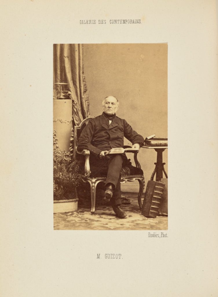 André Adolphe-Eugène Disdéri:Monsieur Guizot, Poster Print Wall Art