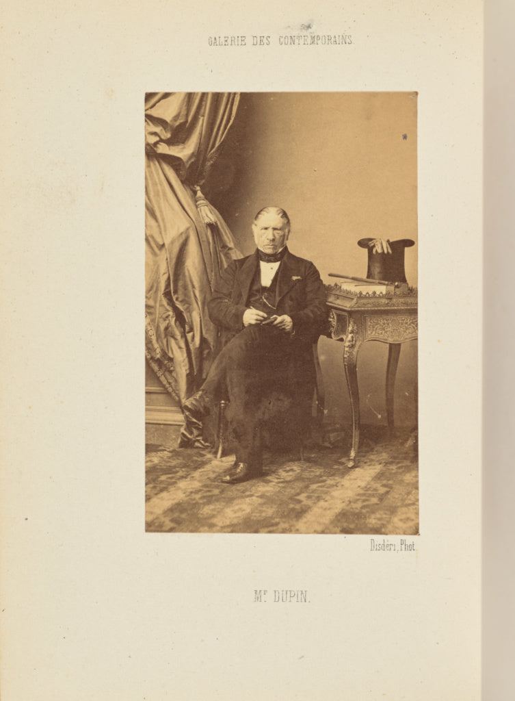 André Adolphe-Eugène Disdéri:Monsieur Dupin, Poster Print Wall Art