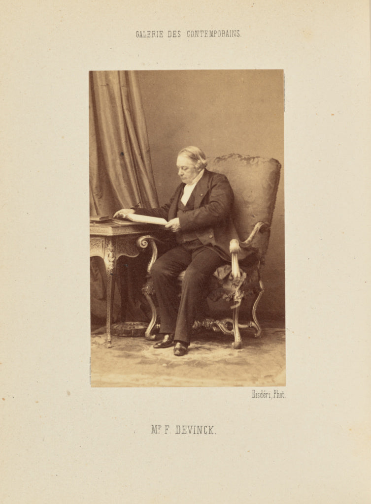 André Adolphe-Eugène Disdéri:Monsieur F. Devinck, Poster Print Wall Art