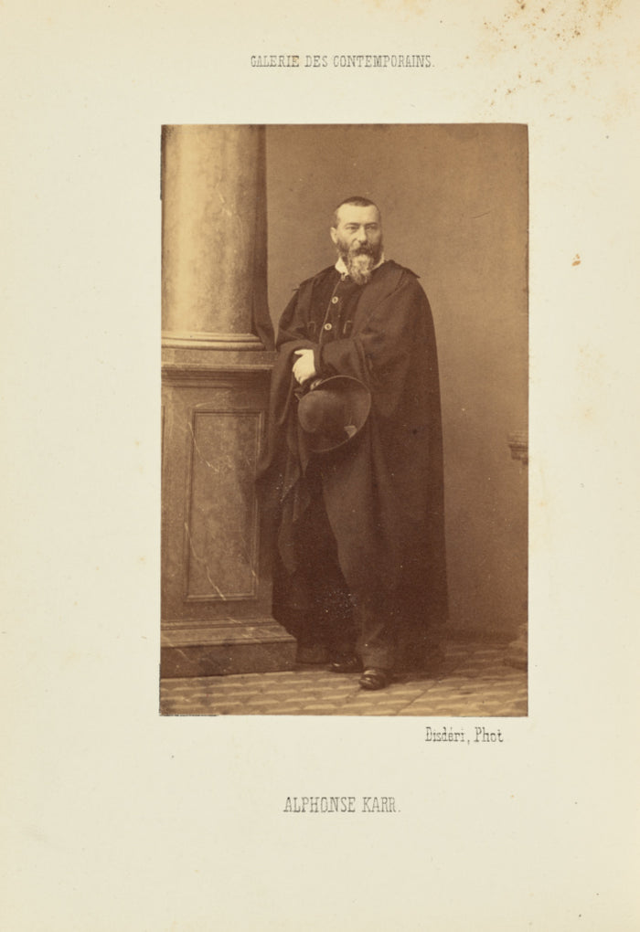 André Adolphe-Eugène Disdéri:Alphonse Karr,16x12