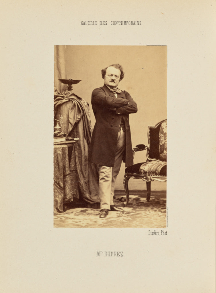 André Adolphe-Eugène Disdéri:Monsieur Duprez, Poster Print Wall Art