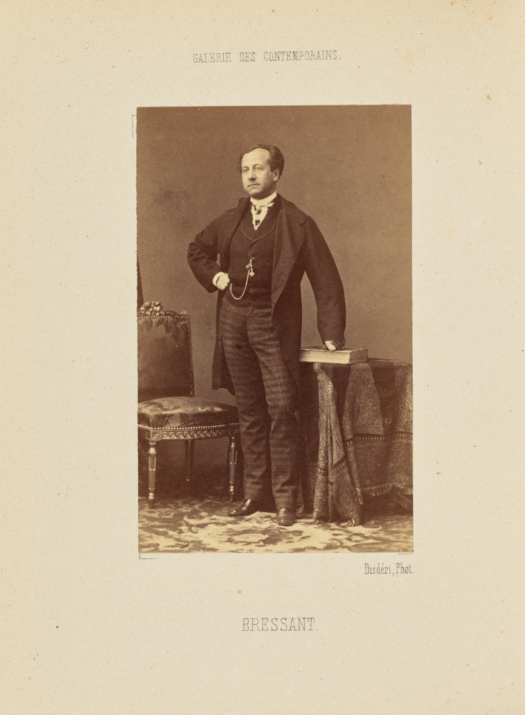 André Adolphe-Eugène Disdéri:Bressant, Poster Print Wall Art