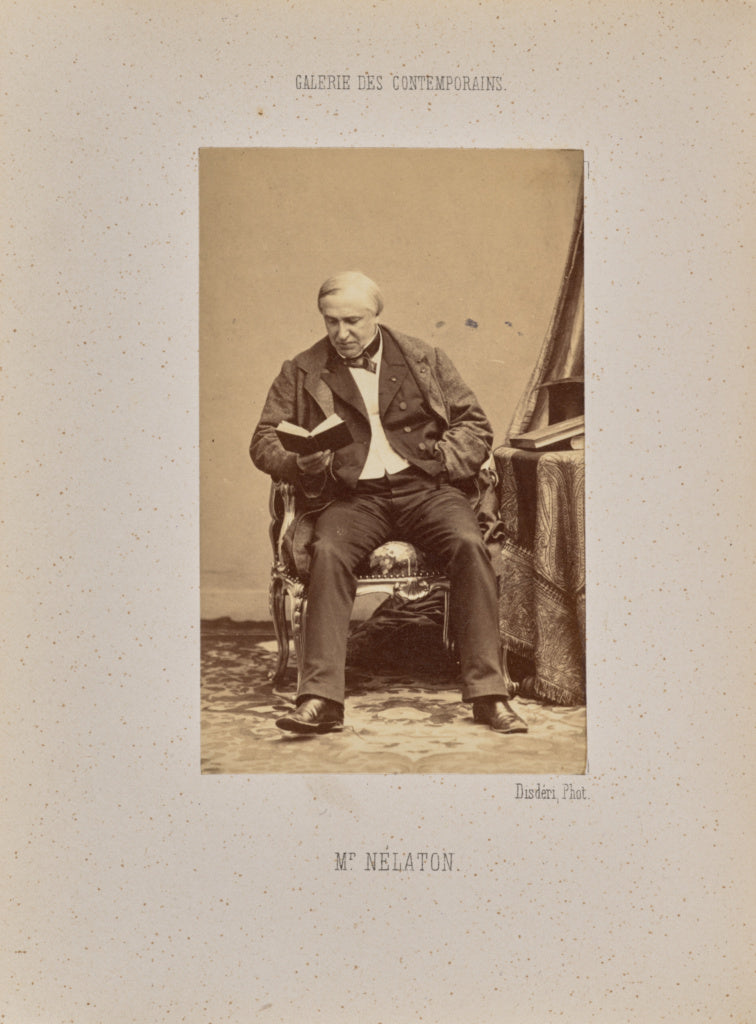 André Adolphe-Eugène Disdéri:Monsieur Nélaton, Poster Print Wall Art