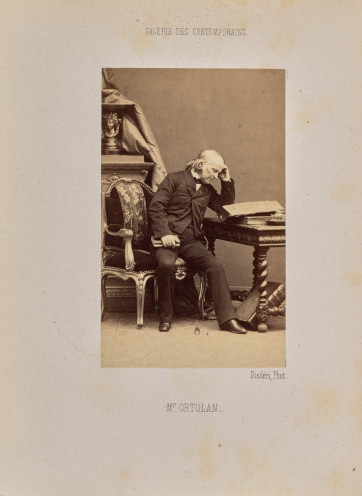 André Adolphe-Eugène Disdéri:Monsieur Ortolan, Poster Print Wall Art