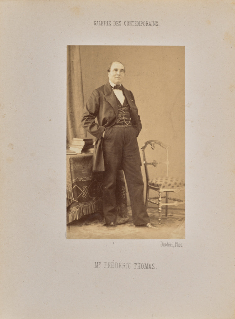 André Adolphe-Eugène Disdéri:Monsieur Frédéric Thomas, Poster Print Wall Art