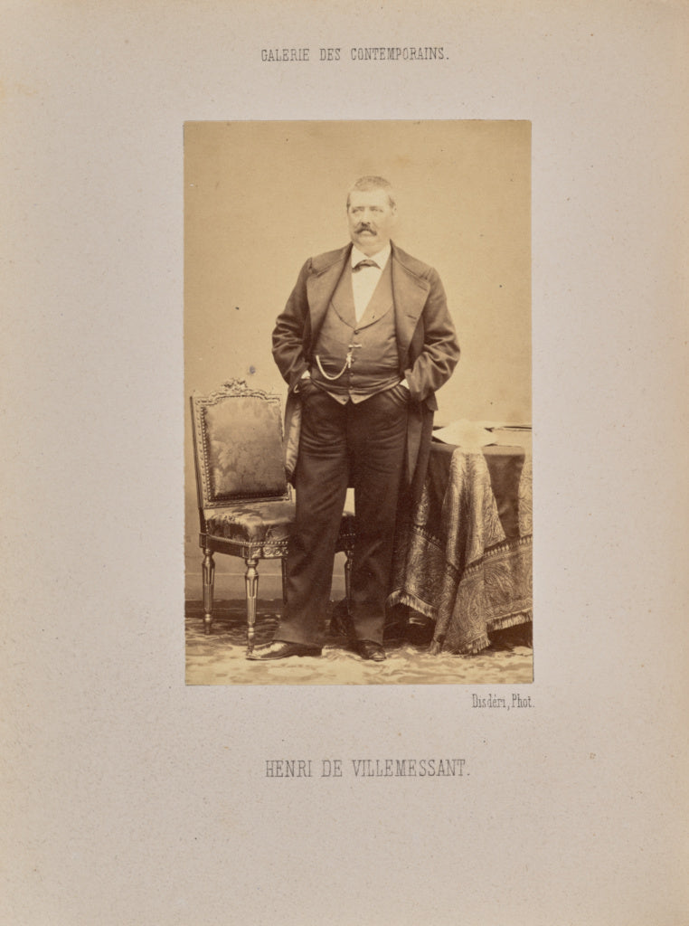 André Adolphe-Eugène Disdéri:Henri de Villemessant, Poster Print Wall Art