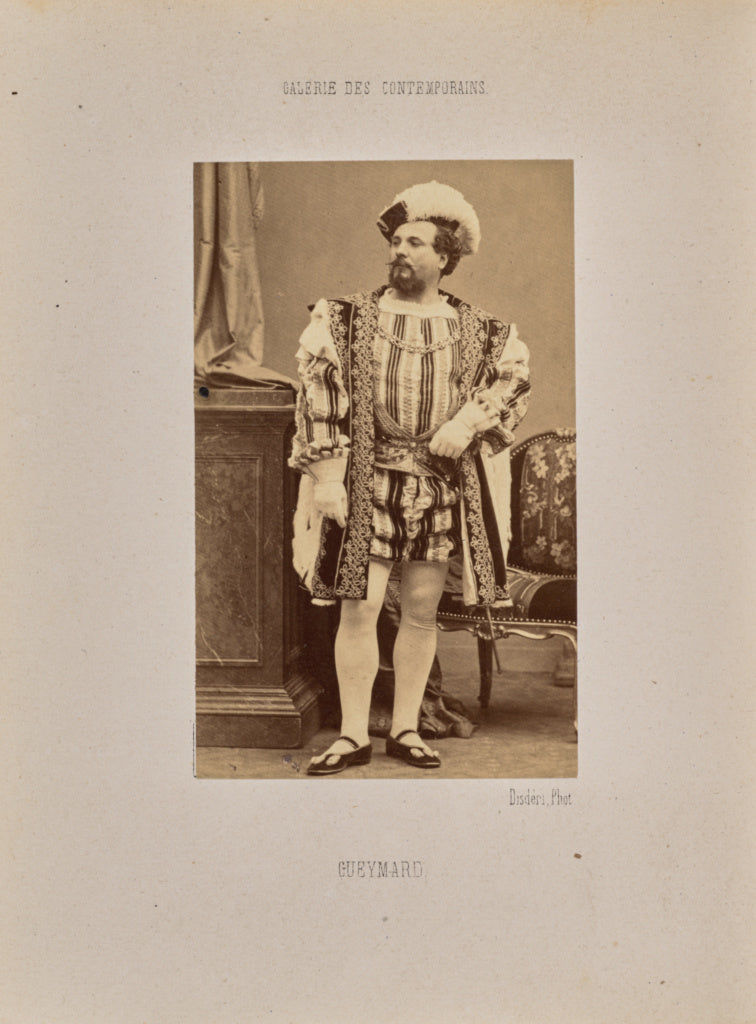 André Adolphe-Eugène Disdéri:Gueymard, Poster Print Wall Art