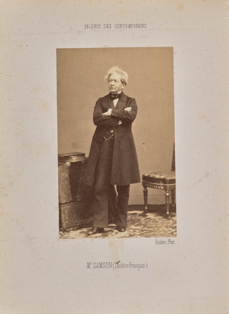 André Adolphe-Eugène Disdéri:Monsieur Samson (Théâtre Fran, Poster Print Wall Art