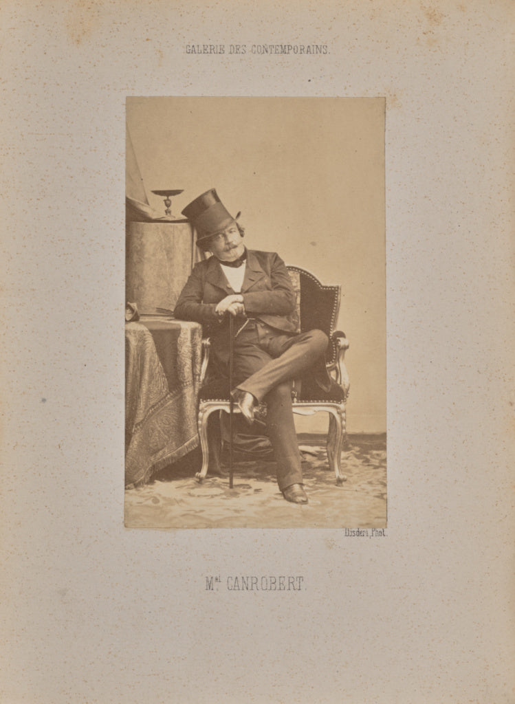 André Adolphe-Eugène Disdéri:Maréchal Canrobert, Poster Print Wall Art