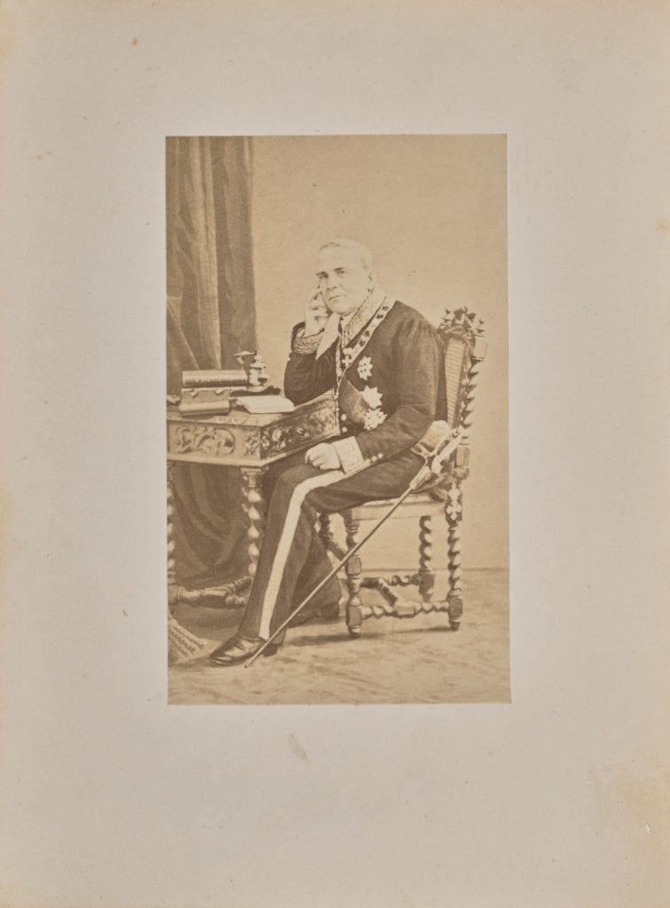André Adolphe-Eugène Disdéri:Son excellence le comte Louis C, Poster Print Wall Art