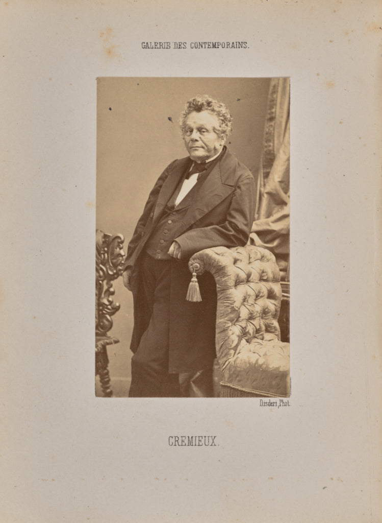 André Adolphe-Eugène Disdéri:Crémieux, Poster Print Wall Art