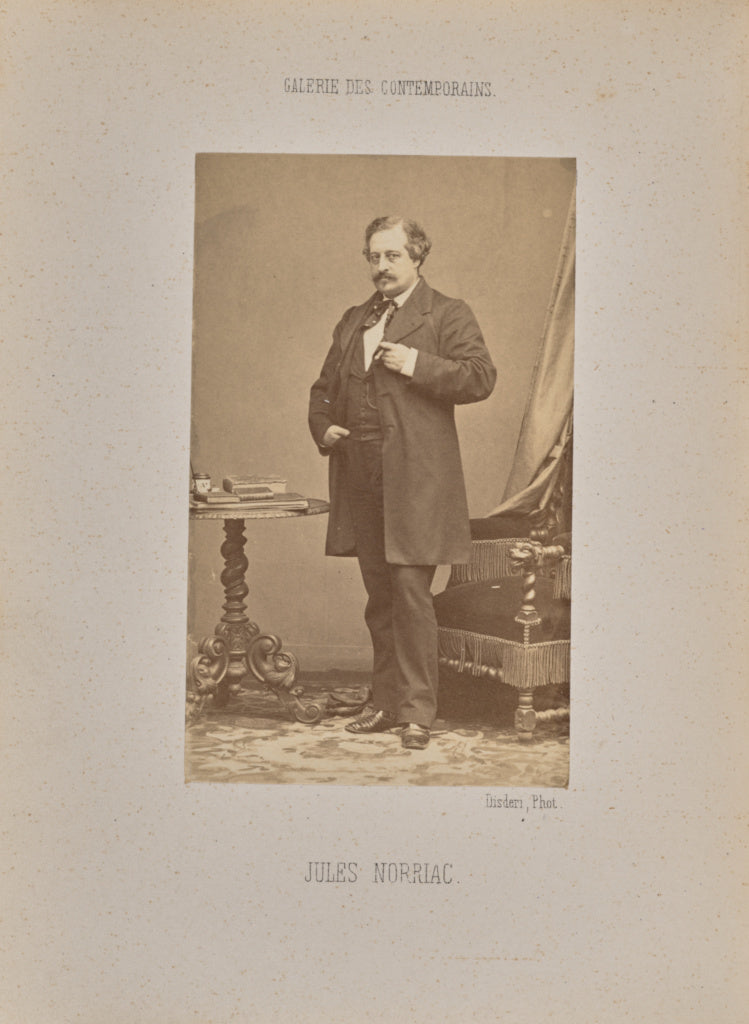 André Adolphe-Eugène Disdéri:Jules Noriac, Poster Print Wall Art