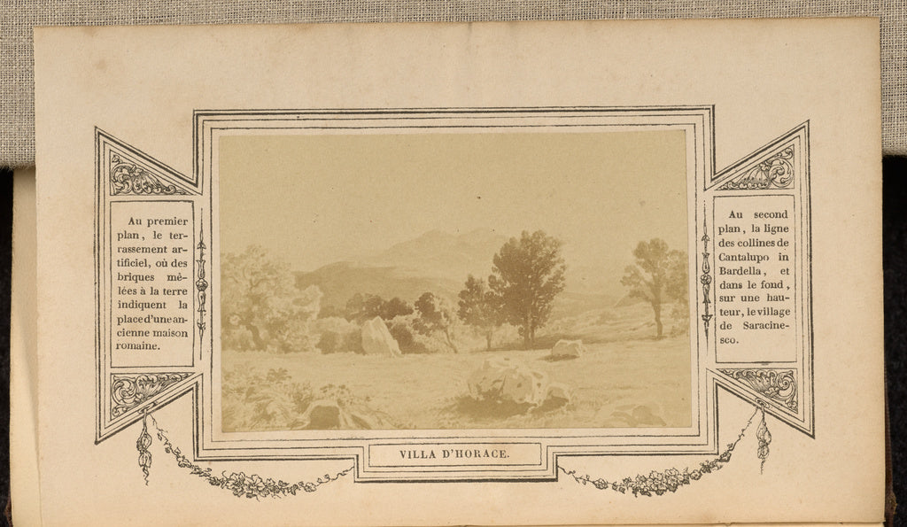 Ernest Barrias:Villa D'Horace, Poster Print Wall Art