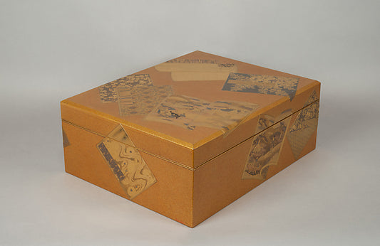 ,Document Box with Illustrated Books 19th cent,16x12"(A3) Poster