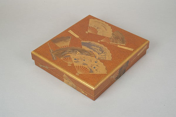 Writing Box with Design of Fans 17th cent,  Poster Print Wall Art