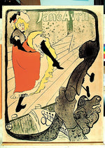 Jane Avril 1893-Henri de Toulouse-Lautrec,16x12"(A3) Poster