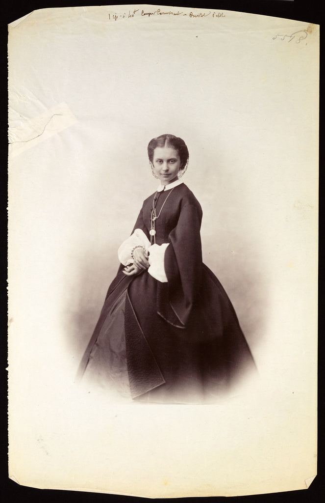 Gustave Le Gray:[Portrait of Celine Montaland (?)], Poster Print Wall Art
