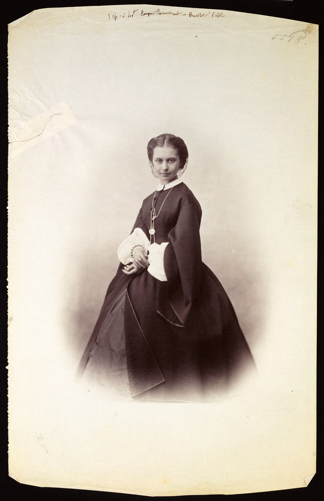 Gustave Le Gray:[Portrait of Celine Montaland (?)],16x12