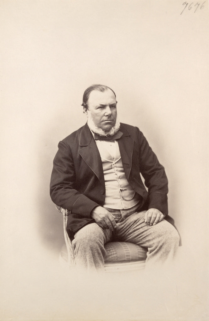 Gustave Le Gray:[Portrait of a Seated Man], Poster Print Wall Art