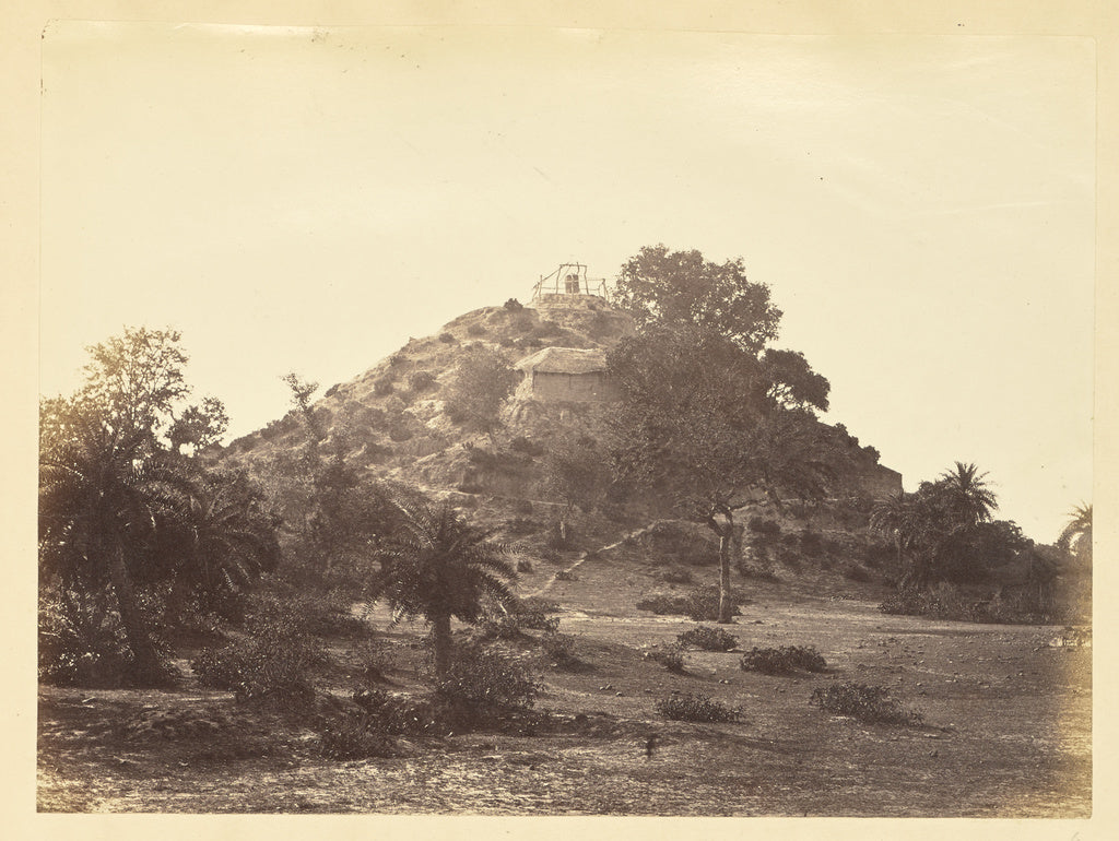 Unknown:[Hut on a Hillside, India], Poster Print Wall Art
