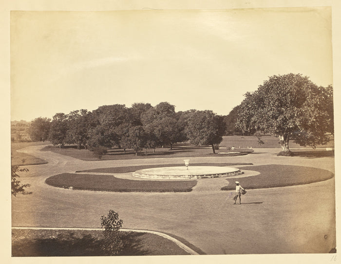 Unknown:[Park with a Roundabout, India],16x12