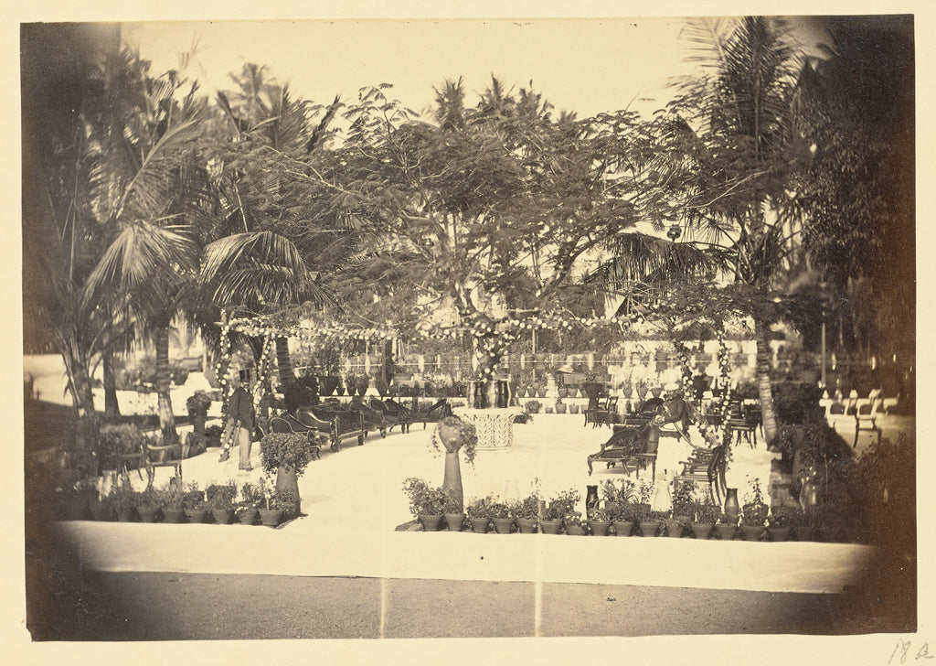 Unknown:[Outdoor Lounge, India], Poster Print Wall Art