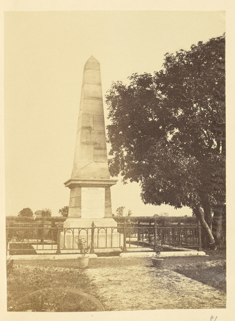 Unknown:[Tomb of General Sir Henry Havelock, Lucknow], Poster Print Wall Art