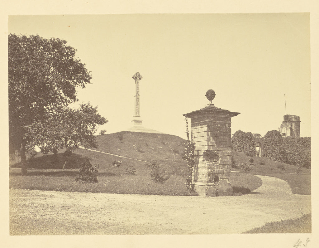Unknown:[Sir Henry Lawrence Memorial at the Residency, Luckn, Poster Print Wall Art