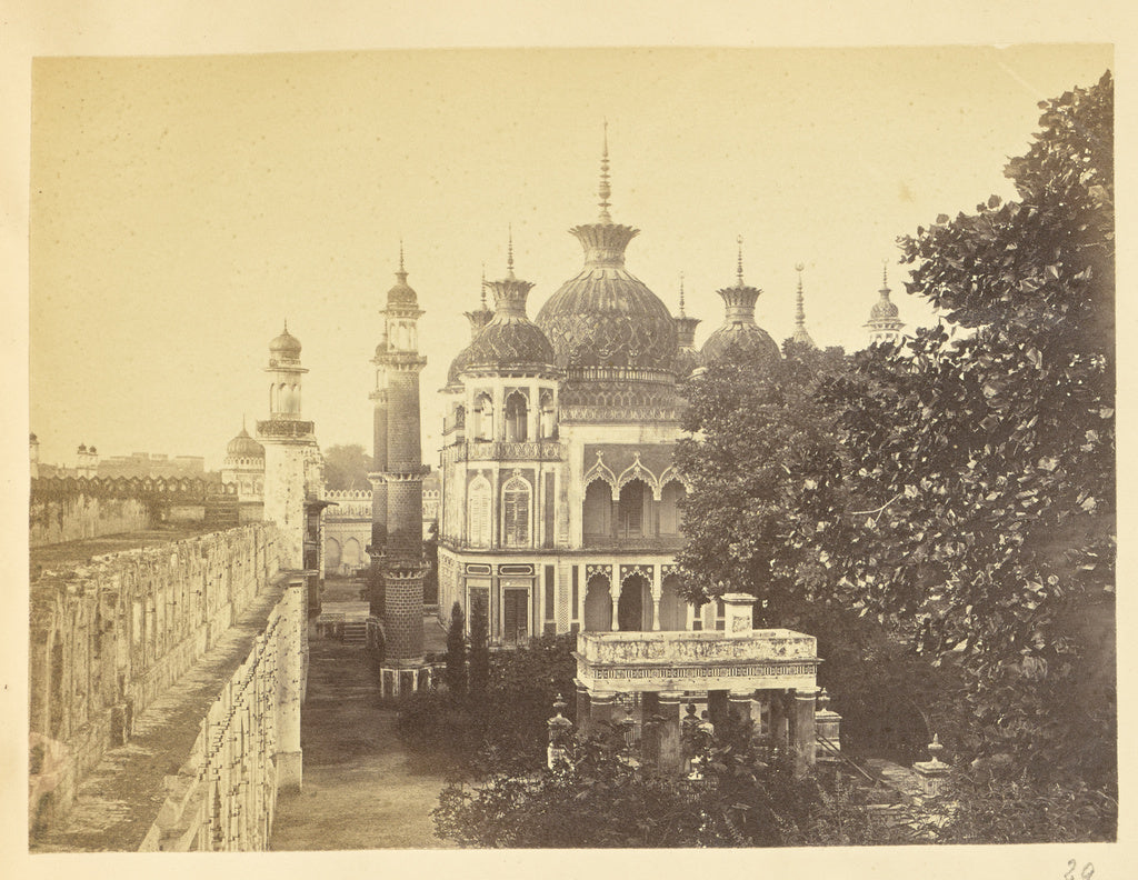 Unknown:[The Jawab opposite the Tomb of Zinat Algiya in the , Poster Print Wall Art