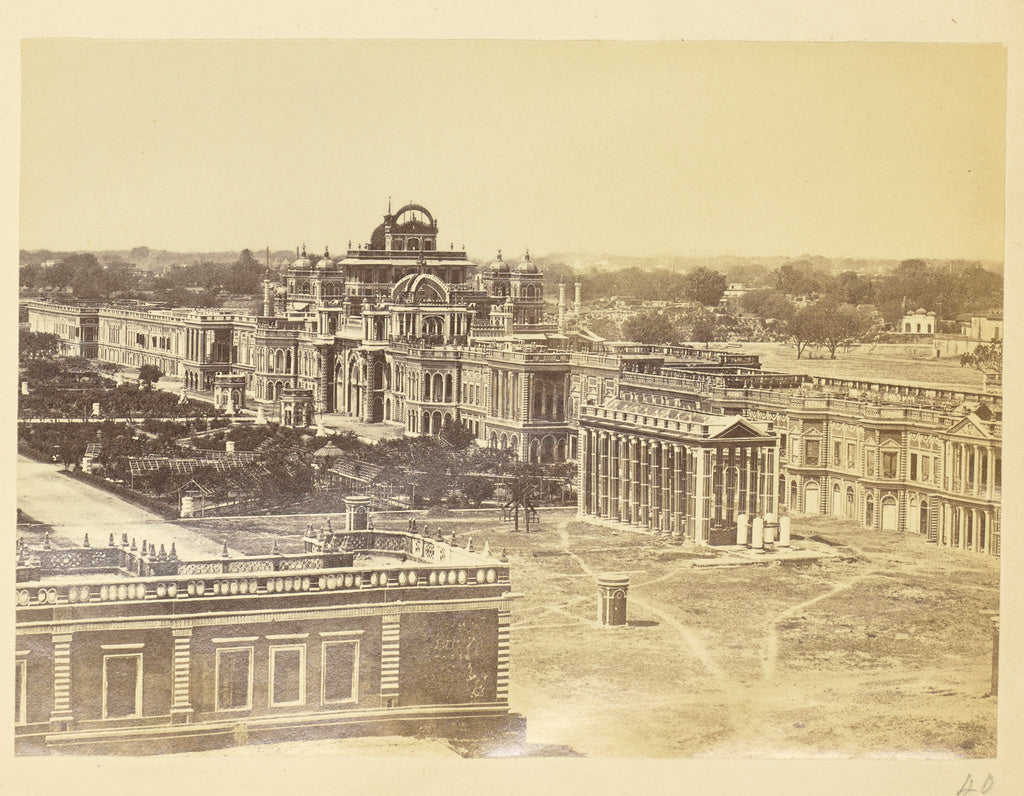 Unknown:[The Kaiserbagh, Looking toward the Kaiser Pasand, L, Poster Print Wall Art
