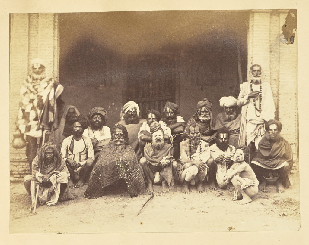 Unknown:[Group of Fakirs], Poster Print Wall Art