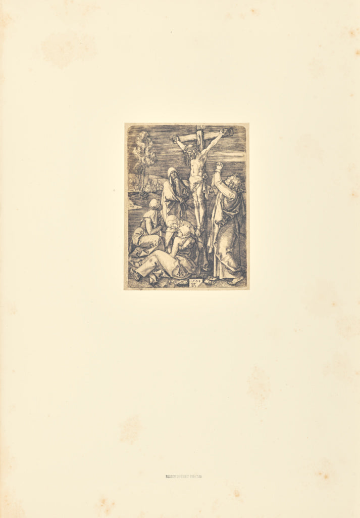 Bisson Frères:Notre-Seigneur Jésus-Christ expirant sur la , Poster Print Wall Art