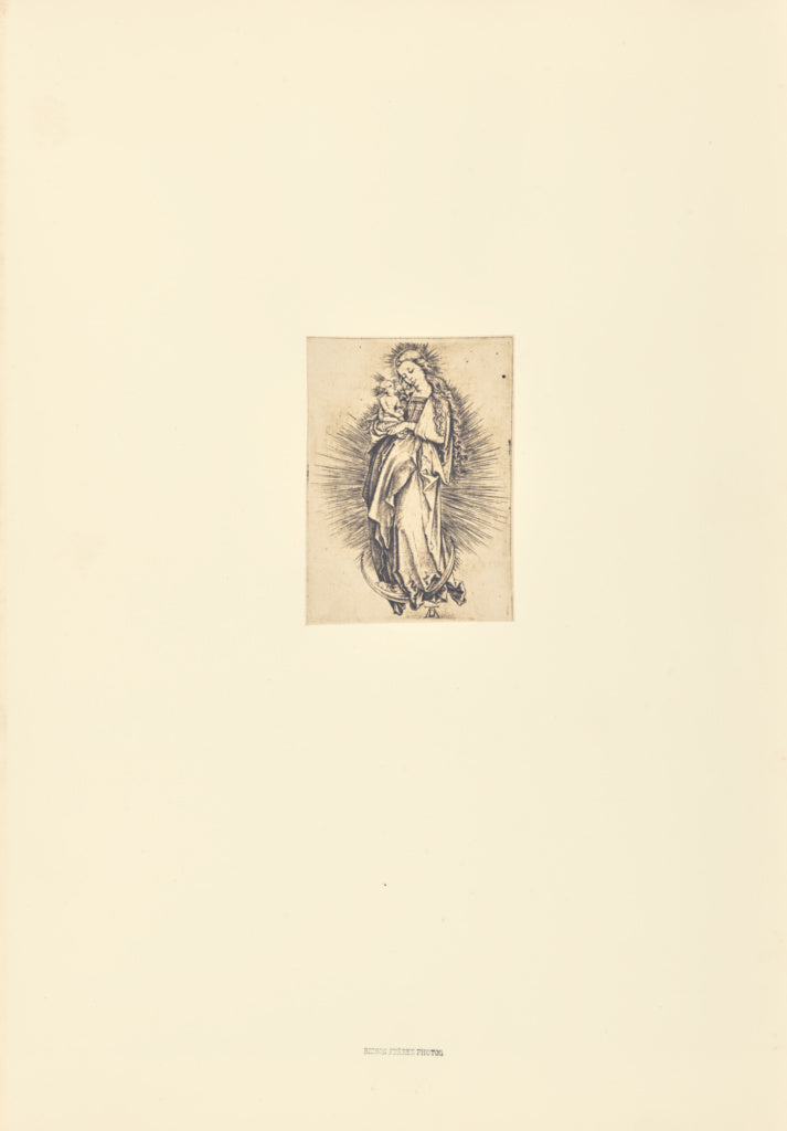 Bisson Frères:La Vierge aux cheveux longs liés avec une ba, Poster Print Wall Art