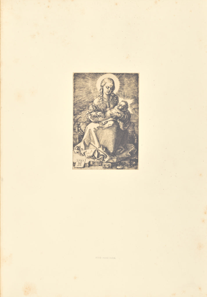 Bisson Frères:La Vierge avec l'enfant Jésus emmaillotté, Poster Print Wall Art
