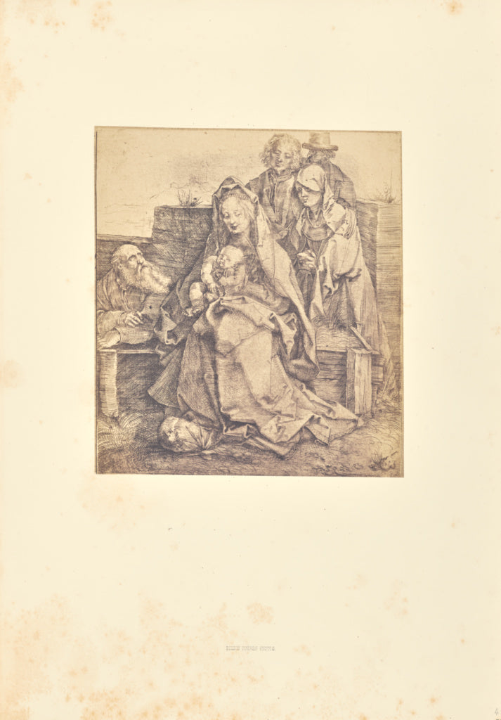 Bisson Frères:La Sainte famille, Poster Print Wall Art