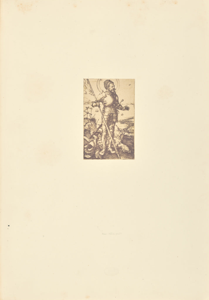 Bisson Frères:Saint George à pied, Poster Print Wall Art