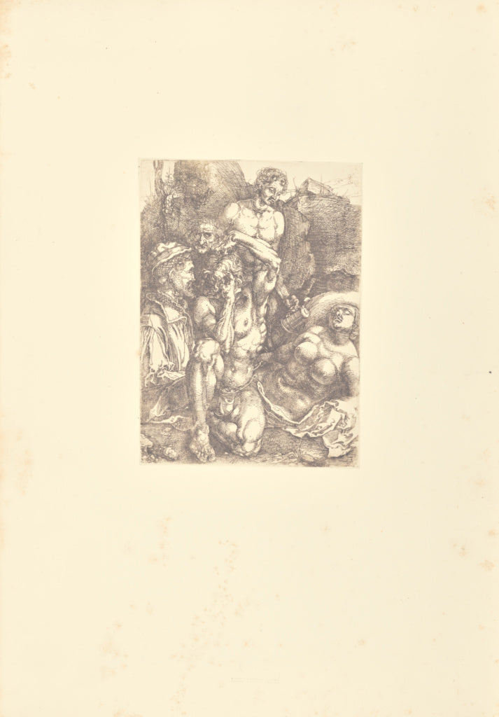 Bisson Frères:Cinq études de figures, Poster Print Wall Art