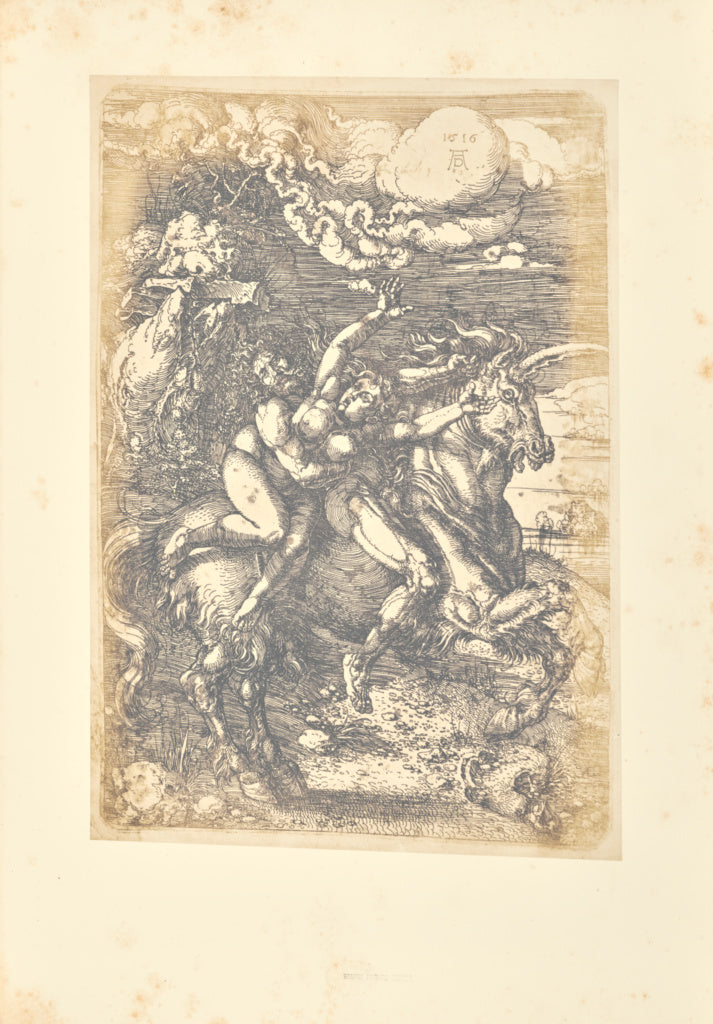 Bisson Frères:Le Ravissement d'une jeune femme, Poster Print Wall Art