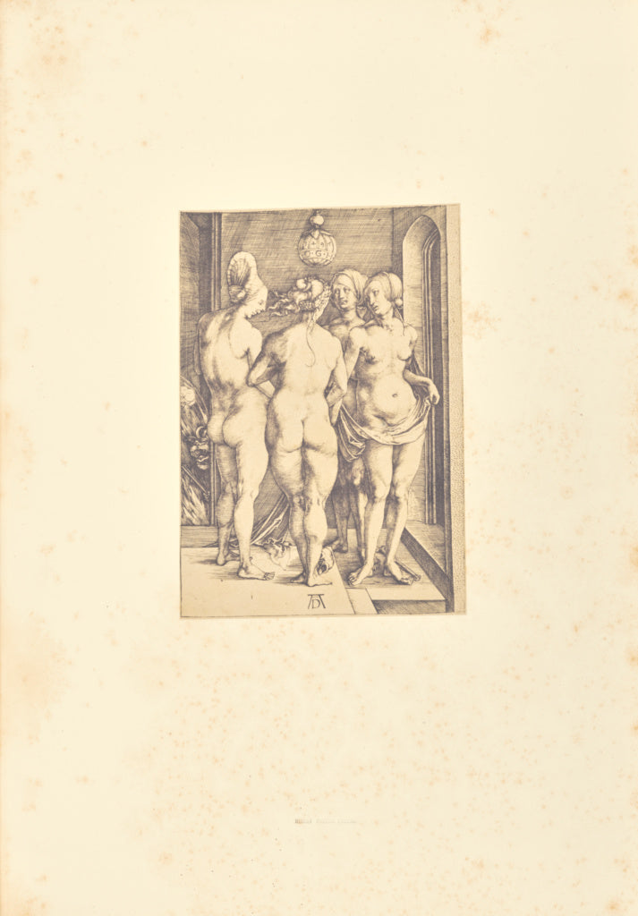 Bisson Frères:Le Groupe des quatre femmes nues, Poster Print Wall Art