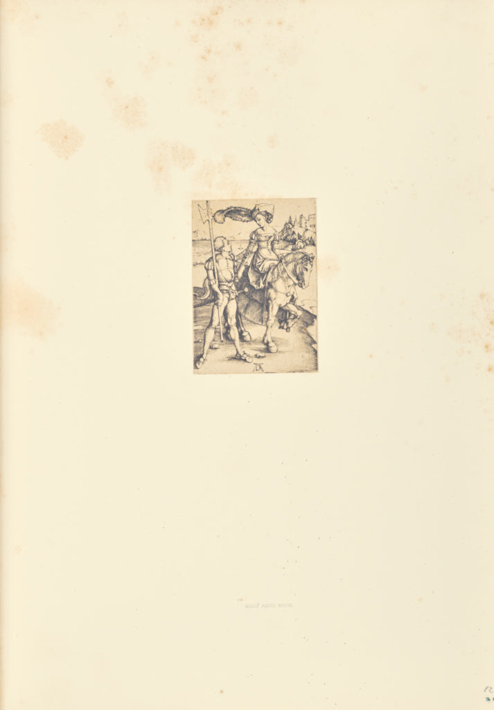 Bisson Frères:La Dame à cheval, Poster Print Wall Art