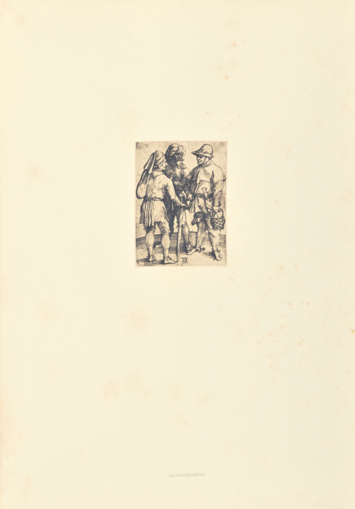 Bisson Frères:Les Trois paysans, Poster Print Wall Art