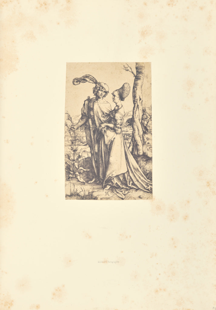 Bisson Frères:Le Seigneur et la dame, Poster Print Wall Art
