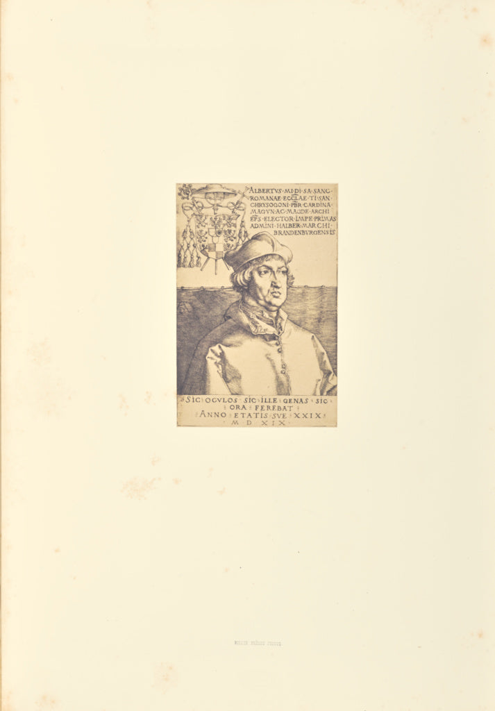 Bisson Frères:Albert de Mayence, vu de face, Poster Print Wall Art