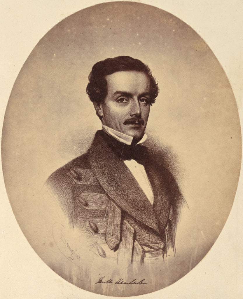 Unknown maker:[Lithograph portrait of Neville Bowles Chamber, Poster Print Wall Art