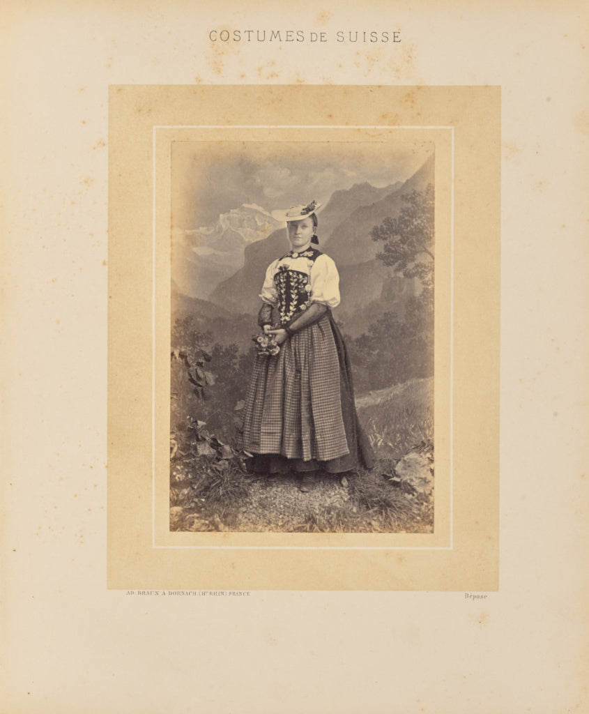 Adolphe Braun:Canton de Berne, Emmenthal, Poster Print Wall Art