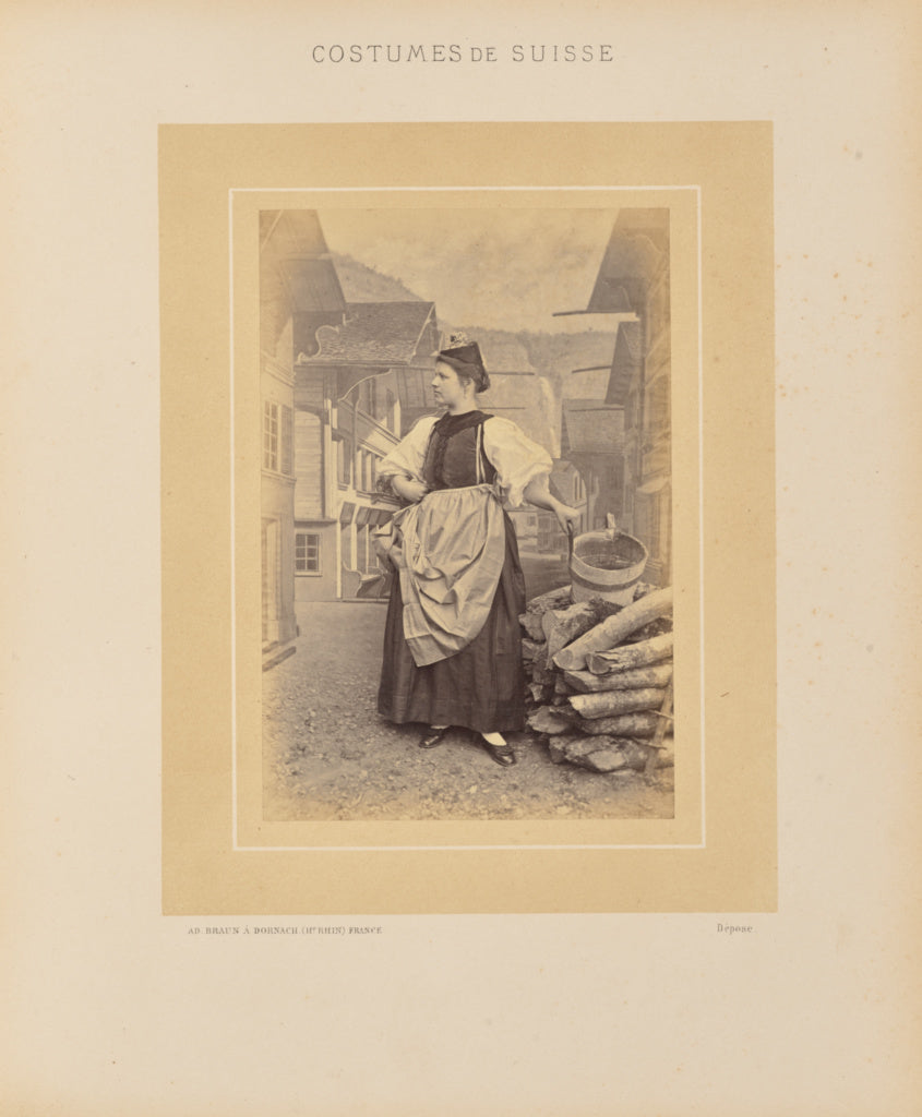 Adolphe Braun:Canton de Berne, Haslíthal, Poster Print Wall Art
