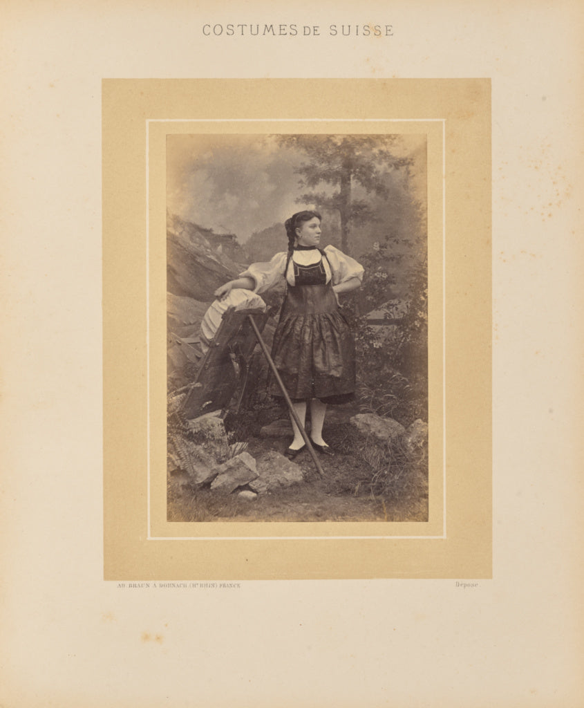 Adolphe Braun:Canton de Berne, Guggisberg, Poster Print Wall Art