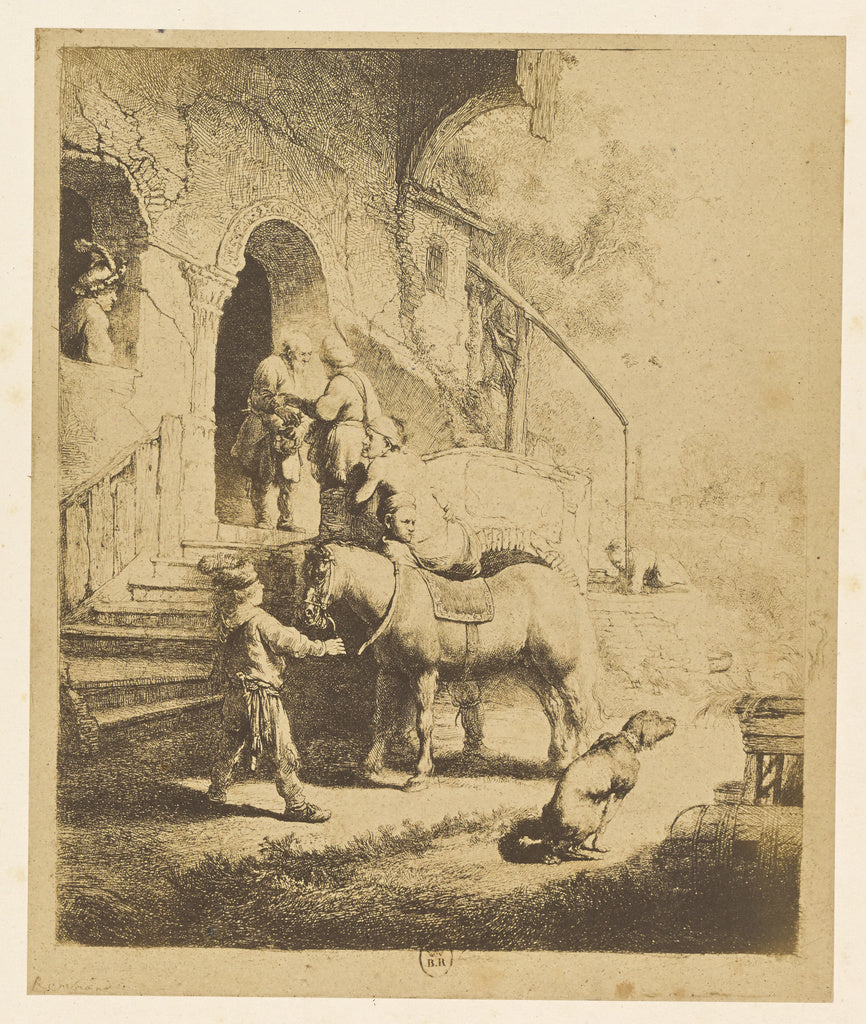 Bisson Frères:Le Bon Samaritain, Poster Print Wall Art