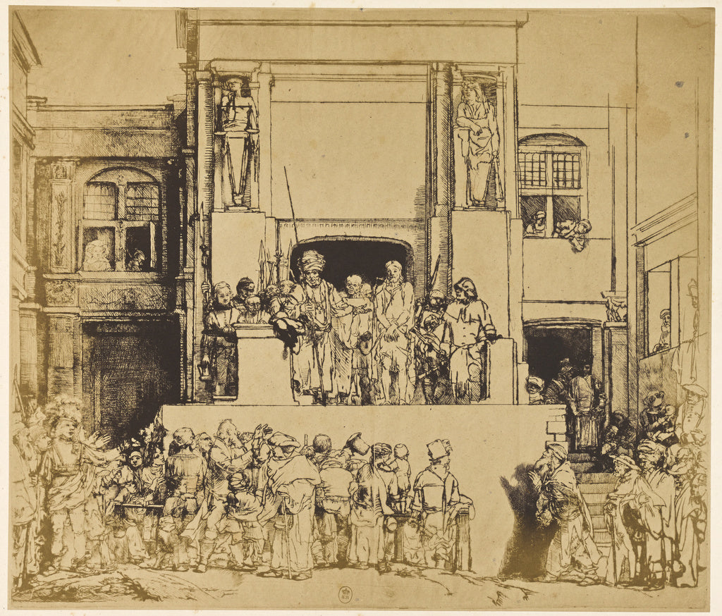Bisson Frères:Jésus-Christ Présenté au Peuple, Poster Print Wall Art